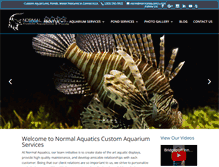 Tablet Screenshot of normalaquatics.com